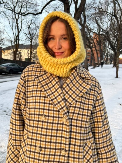 LYKKE balaklava 2 gul LYKKE balaklava 2 gul