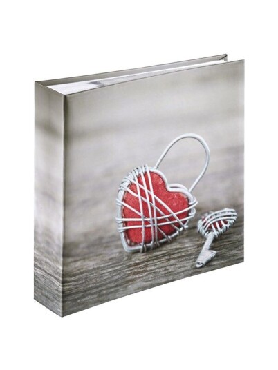 Hama "Rustico" Memo Album for 200 Photos with a size of 10x15 cm Metal Heart