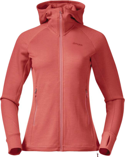 Bergans Women's Ulstein Wool Hood Jacket Rusty Dust XS, Rusty Dust