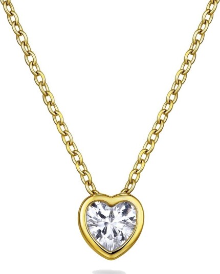 Pan Jewelry Heartglow smykke i  925 forgylt sølv