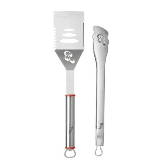 Berkel BBQ sett med stekespade og tang i rustfritt stål 44 cm Berkel BBQ sett med stekespade og tang i rustfritt stål 44 cm