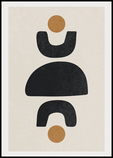 Abstract Forms Balance Geometric Plakat Plakat / 70x100cm Abstract Forms Balance Geometric Plakat Plakat / 70x100cm
