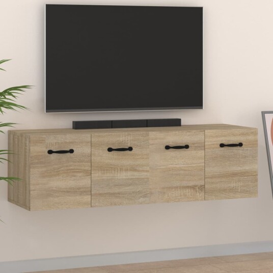 vidaXL Veggskap 2 stk sonoma eik 80x35x36,5 cm konstruert tre vidaXL Veggskap 2 stk sonoma eik 80x35x36,5 cm konstruert tre