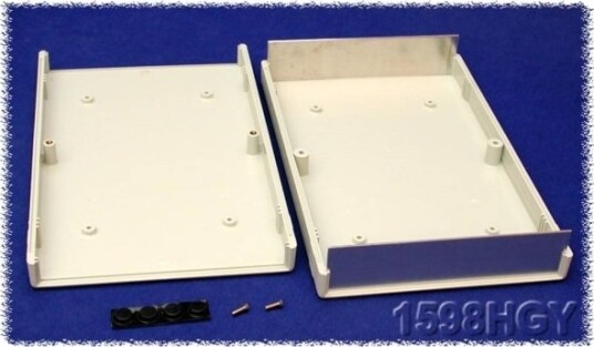 Hammond Electronics 1598Hgy Instrumentskap 280 X 200 X 40 Abs Grå 1 Stk