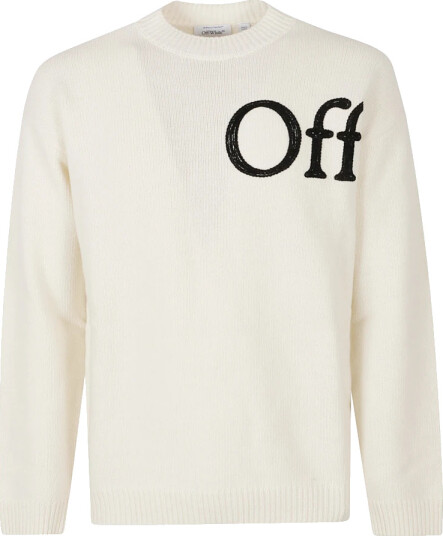 Off White Herre Strikkevarer Beige S,