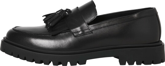 Jack & Jones Jfwmilano Leather Loafer Black 45