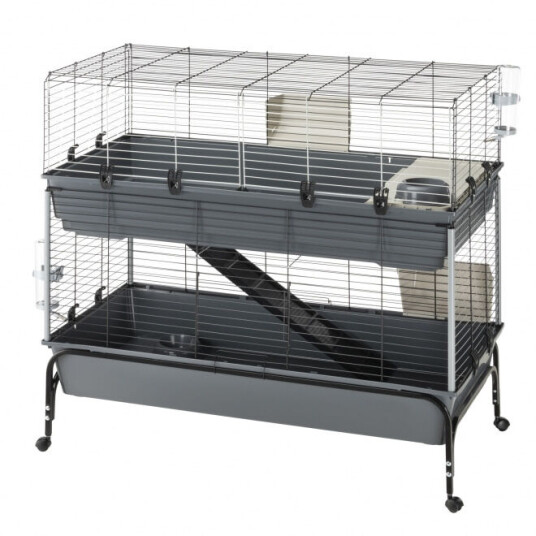 Ferplast Rabbit 120 Dobbel Kaninbur Ferplast Rabbit 120 Dobbel Kaninbur
