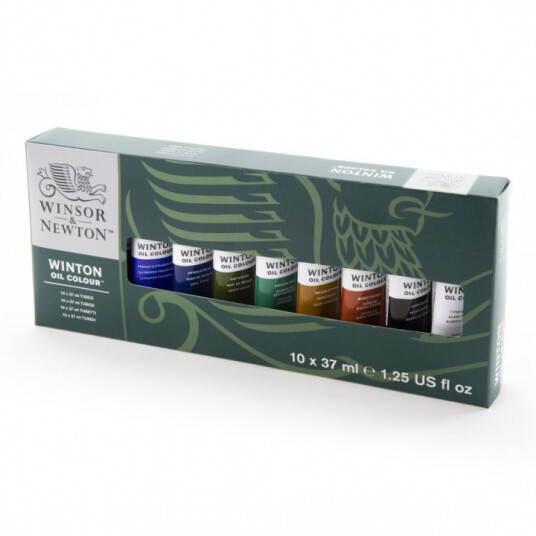 Winsor & Newton Winton Oljemaling Tub 37 ml 10-set