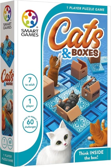 SmartGames Cats & Boxes Logikkspill for Barn - 60 Utfordringer SmartGames Cats & Boxes Logikkspill for Barn - 60 Utfordringer