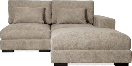 Dubai divansofa høyre ekstra dyp i Chenille Brun Dubai divansofa høyre ekstra dyp i Chenille Brun