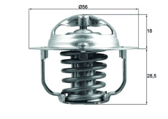 Termostat MAHLE ORIGINAL TX 208 88D