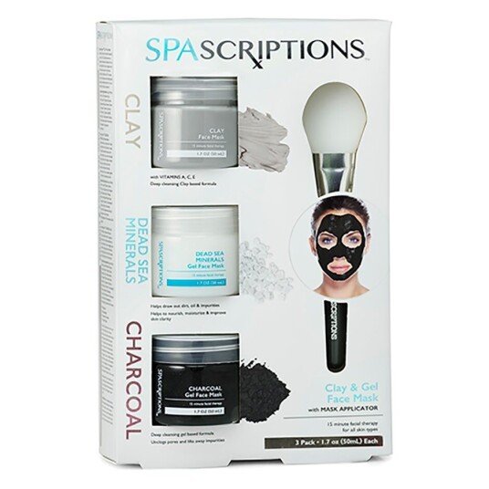 Spascriptions Dead Sea Charcoal & Clay Masks 150 ml Spascriptions Dead Sea Charcoal & Clay Masks 150 ml