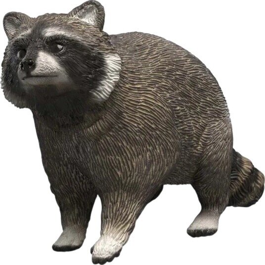 Schleich Vaskebjørn Figur - 4 cm - Brun og Grå