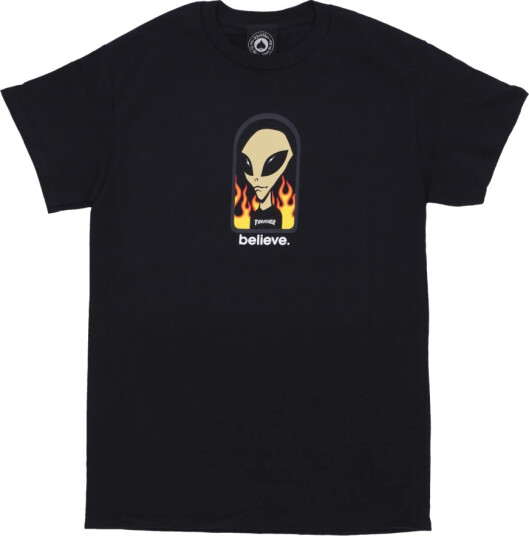 Thrasher Herre Topper Svart S,