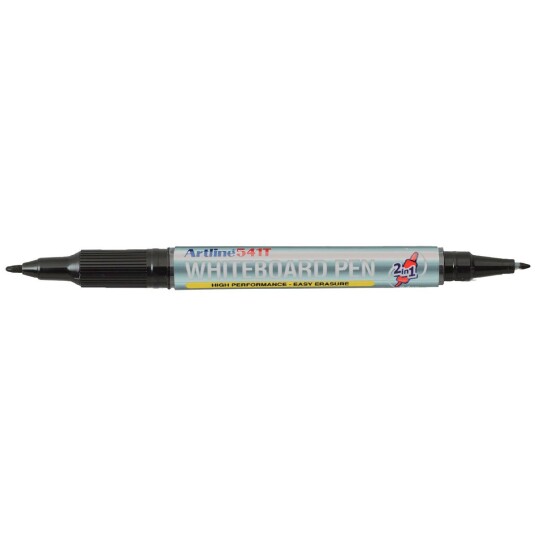 Artline 541T 2 i 1 Whiteboard tusj Svart