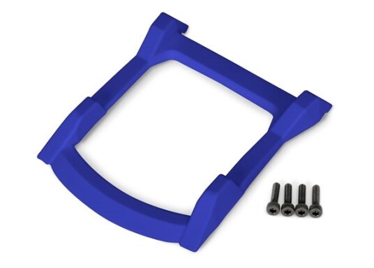 Traxxas TRX-6728X Body Skid Plate Roof Blue Rustler 4x4