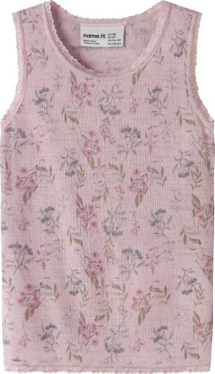 Name It Nmfwang Wool Needle Tank Top Noos Pink 116