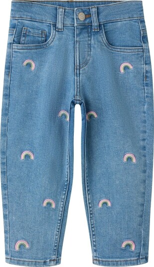 Name It Nmfbella Mom jeans til småbarn Medium Blue Denim (104) 104
