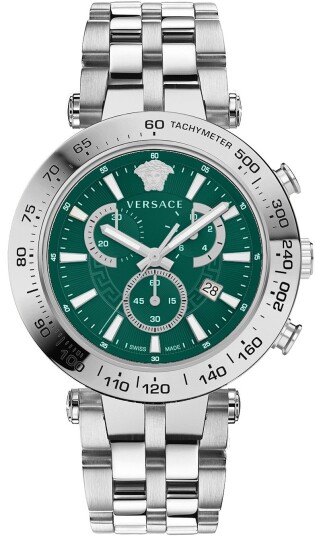 Versace Herreklokke VEJB00522 Bold Grønn/Stål Ø46 mm