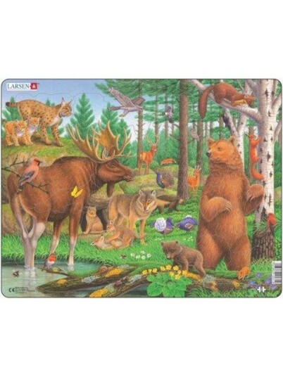 Larsen Puzzles Forest Animals