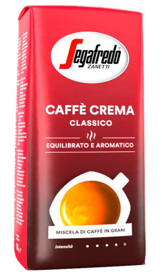 Segafredo Caffé Crema Classico - 1000 g. Kaffebønner Segafredo Caffé Crema Classico - 1000 g. Kaffebønner