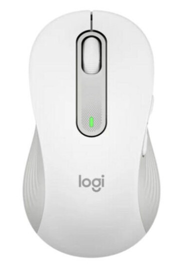 Logitech M650 Venstrehendt Trådløs Mus 4000 DPI Hvit Ergonomisk