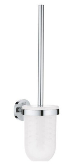 GROHE Essentials, Toalettbørste og holder, Krom, Glass, Metall