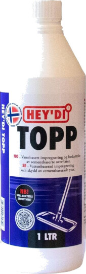 Hey'di Topp Vannbasert Impregnering for Sementflater 1L