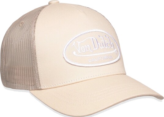 Von Dutch Oval Patch White Trucker Von Dutch White ONE SIZE Von Dutch Oval Patch White Trucker Von Dutch White ONE SIZE