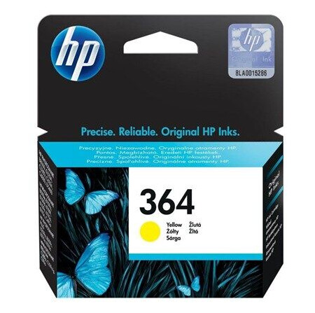 HP 364 / CB320EE Yellow Ink - Blekkpatron Yellow HP 364 / CB320EE Yellow Ink - Blekkpatron Yellow