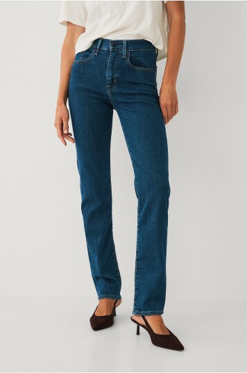 Levi's Jeans 724 High Rise Straight London Blå