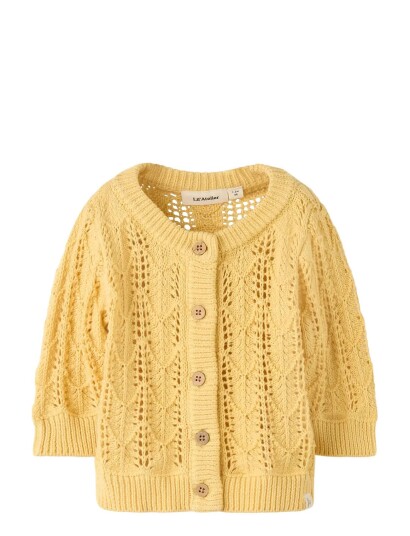 Lil"Atelier Nbffea Ls Knit Card Lil Yellow 56 Lil"Atelier Nbffea Ls Knit Card Lil Yellow 56