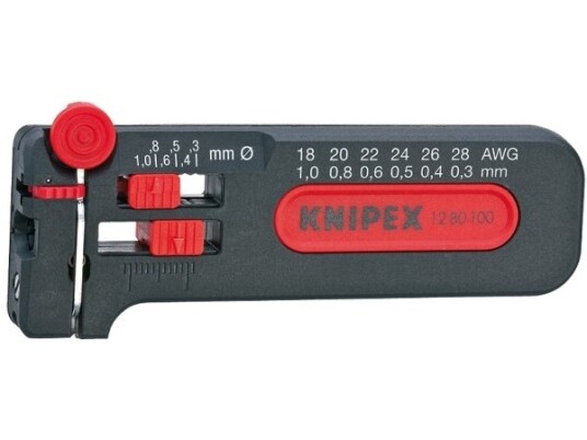 Knipex 100 mm Elektrikertenger for Avisolering av Små Kabler Knipex 100 mm Elektrikertenger for Avisolering av Små Kabler