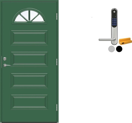 Ytterdør Swedoor Advance-Line Classic Händel med Yale Entrus Ytterdør Swedoor Advance-Line Classic Händel med Yale Entrus