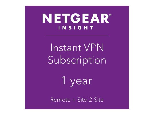 Netgear Insight Instant VPN - abonnementslisens (1 år) - 1 lisens