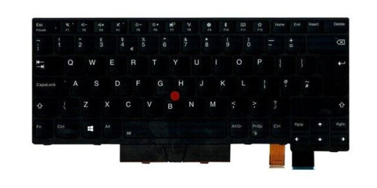Lenovo Lite-On - Brbart tastatur - til utskifting - Engelsk - Storbritannia - Svart