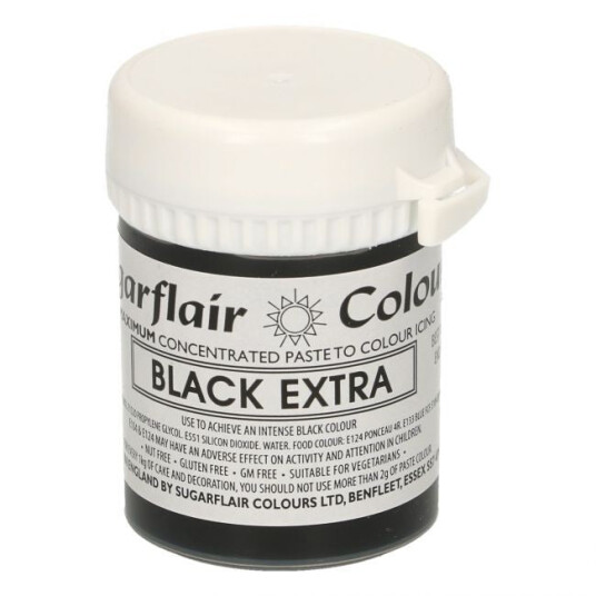 Sugarflair  Max Concentrate Pastafarge Black Extra 42g 