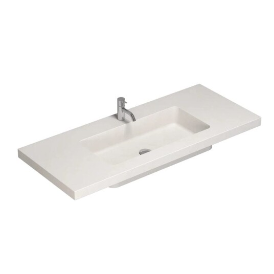 Dansani Calidris Unique Silestone Servant Måltilpasset Blanco Zeus / 160cm