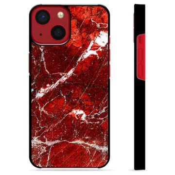 iPhone 13 Mini Beskyttelsesdeksel Rød Marmor