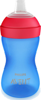 Philips Avent My Grippy 300 ml Tåteflaske Blå, Vaskemaskinvennlig Philips Avent My Grippy 300 ml Tåteflaske Blå, Vaskemaskinvennlig