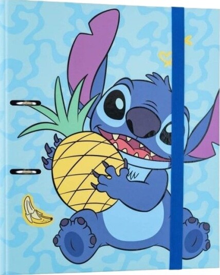 Ringperm/Mapper Verhaak Disney Stitch Tropical - A4 (2 Ringer, Strikk)