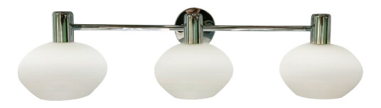 Other Brand Elba Vegglampe 3 lys IP44/IP23 - Krom/Hvit Other Brand Elba Vegglampe 3 lys IP44/IP23 - Krom/Hvit