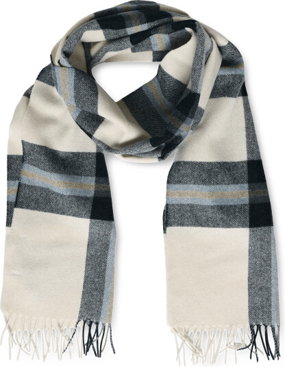 Matinique Macheck Scarf - Navy - ONE SIZE