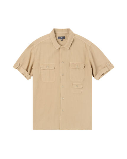 Amundsen Sports Traveller’s Linen SS Mens Khaki M