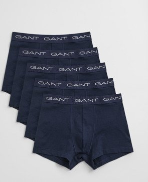 Gant Boksershorts Trunk 5 pakning Blå