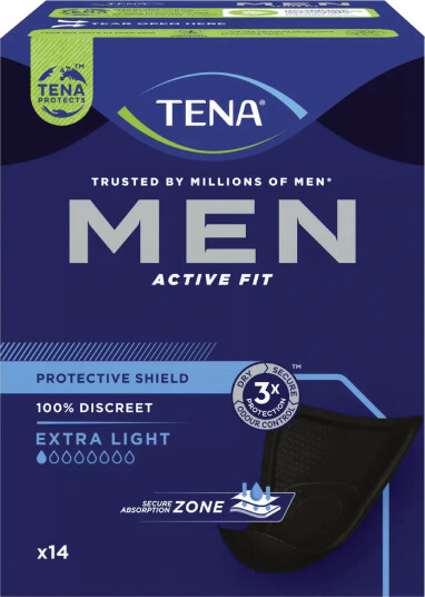 Tena MEN Protecive Shield level 0, 14 stk.