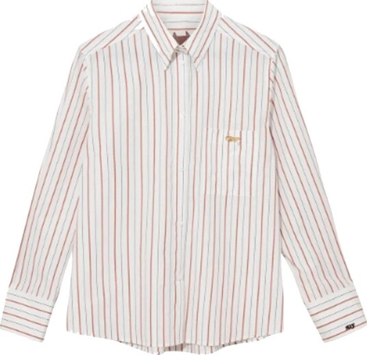 Heyanno Mmhkind Stripe Shirt WHITE 40