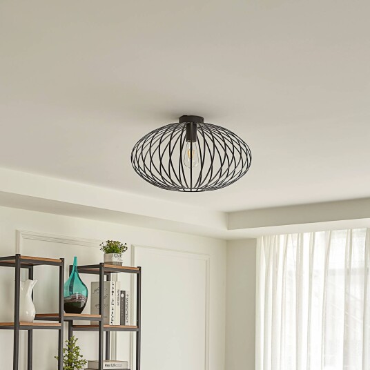 Lindby Maivi taklampe bur svart 50 cm Lindby Maivi taklampe bur svart 50 cm