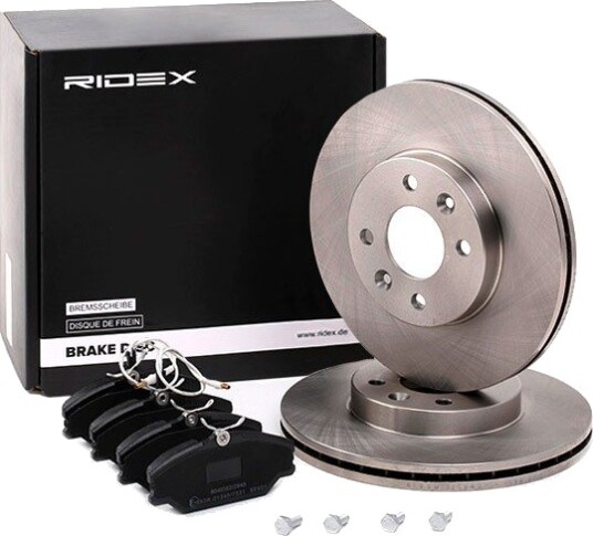 Bremseskiver og -klosser RIDEX 3405B0229