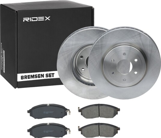 Bremseskiver og -klosser RIDEX 3405B1116